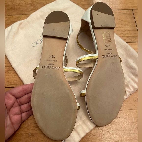 JIMMY CHOOSE Tabitha gladiator sandal - size 38.5 - Picture 7 of 10